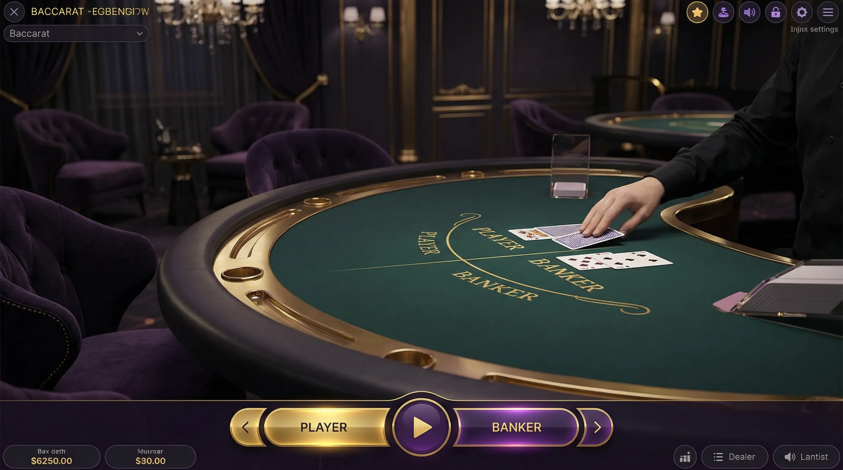 问鼎娱乐百家乐真人游戏桌面实景